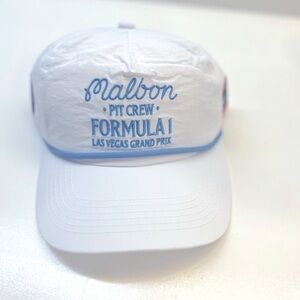 Malbon x Formula 1 Exclusive Cap- 🧢 White